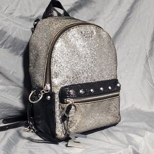 Victoria's Secret Sparkle Small City Mini Studded Backpack Bag